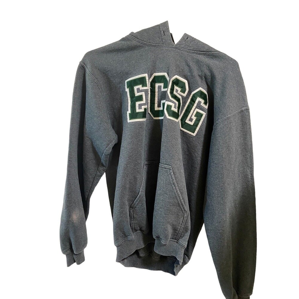 Vintage Gray ECSG School of Social Sciences & Government Womens S Hoodie College
